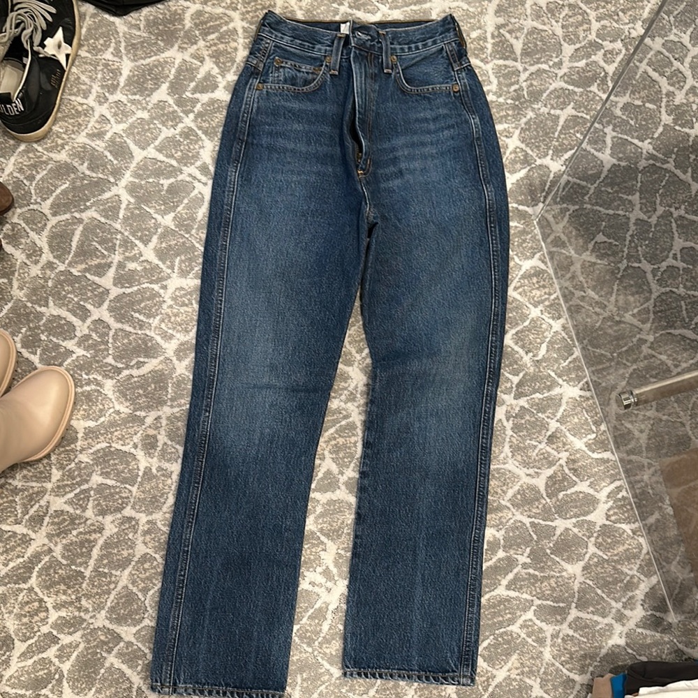 AGolde Blue Denim Jeans